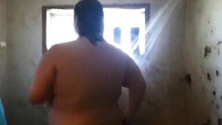 Showing While 8 Months Pregnant Huge Pregnant Belly - 3 image