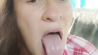 Sucking Dildo on the Summer Veranda - 13 image