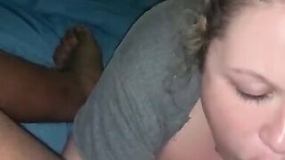 Mom Sucks on Boss BBC for Extra Money