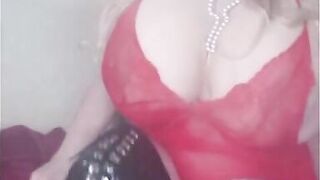 Playing around in Red and Black Boots