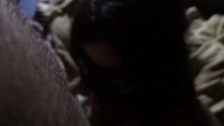 Stud Fucks Married Latina MILF Wife in Backyard, she Swallows Cum