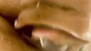 Dildo Fuck while Showering