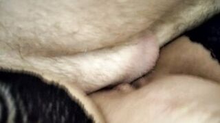 My Finger is in her Anus, my Dick is in her Throat! Hot POV Fucksession from Mature Russian Couple!