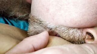 My Finger is in her Anus, my Dick is in her Throat! Hot POV Fucksession from Mature Russian Couple!