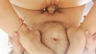 Fucking Stepcousin with Monster Cock Sleeve Penis Extension