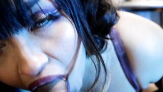 Gamer Girl Gags on my Cock