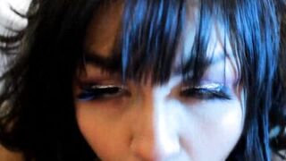 Gamer Girl Gags on my Cock