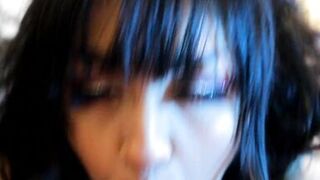 Gamer Girl Gags on my Cock