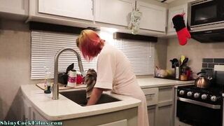 Step Son Fucks Stuck Mom