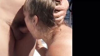 Giving head on the high seas