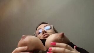 Alt MILF Exposes her HUGE BREASTS and Plays with a NEW TOY