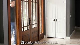 PASSION-HD Cum Tasting Expert Busty Brunette Charlotte Cross Fucked