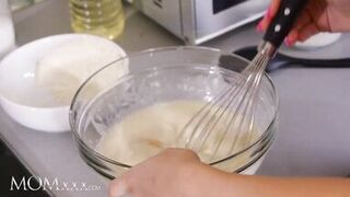 MOMxxx, Lesbian Czech stepmom Florane Russell spanks and licks - 2 image