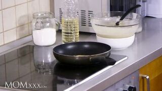 MOMxxx, Lesbian Czech stepmom Florane Russell spanks and licks - 3 image